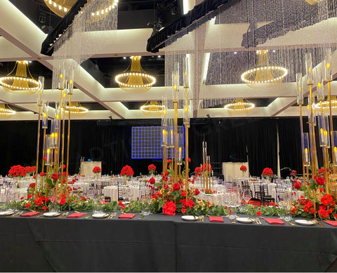 Birthday Event Decorations - 50th Roshana Group @ Crown Grand Ballroom | ARTISTIC GREENERY