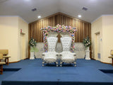 For Hire - Throne Chairs - Mr and Mrs Chairs  - (Code: HI0003)