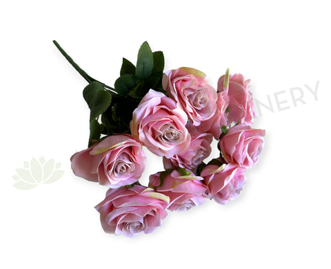 SP0110-S90 Silk Rose Bouquet / Bunch 43cm Pink | ARTISTIC GREENERY AUSTRALIA