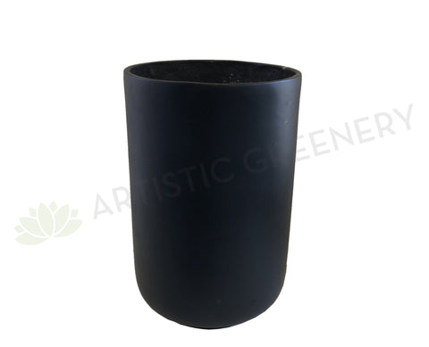 Round Fiberglass Planter (Code: FG1654) 2 Sizes Matt Black