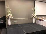For Hire - Tall Floral Arrangement Purple & White or Pink & White