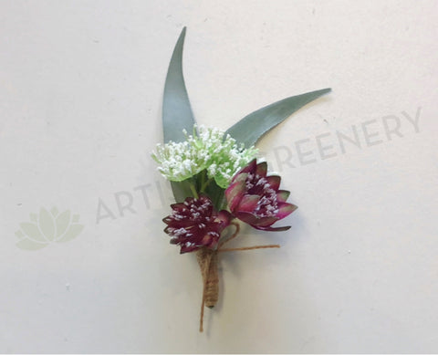 Buttonhole - Astrantia & Eucalyptus - Ellie B