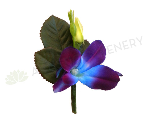 Buttonhole - Blue Singapore Orchid - Ashlee