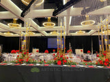 Birthday Event Decorations - 50th Roshana Group @ Crown Grand Ballroom | ARTISTIC GREENERY