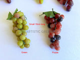 ACC0034-1223 Artificial Green Purple Red Grape 2 Sizes | ARTISTIC GREENERY