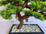 BON003 Artificial Bonsai 45cm - Green - High Quality | ARTISTIC GREENERY