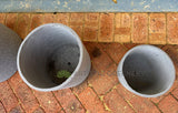 Concrete x Fiberglass Planter - Round (Available in 3 sizes) CER0017 | ARTISTIC GREENERY