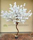 CT007-220 Custom-made Artificial White Blossom Tree 220cm | ARTISTIC GREENERY