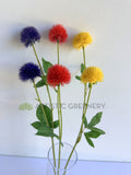 F0209-S92 Faux Thistle Stem 60cm 3 colours | ARTISTIC GREENERY