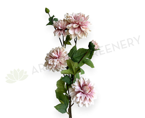 F0248LPUR Silk Double Dahlia Spray 86cm Light Purple | ARTISTIC GREENERY