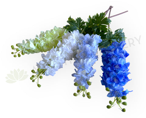 F0254 Latex Delphinium / Stock Flower 80cm (Real Touch) Available in 4 Colours | ARTISTIC GREENERY