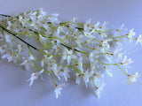 F0319-S90 Spring Flower Spray 116cm WHITE (SPECIAL) | ARTISTIC GREENERY