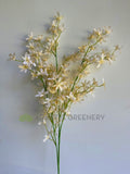 F0319 Spring Flower Spray 116cm Cream (SPECIAL) | ARTISTIC GREENERY