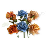 F0321-S92 Silk Peony Spray (Rustic Style) 79cm 3 Colours | ARTISTIC GREENERY