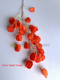 F0347-S92 Artificial Flower Pod Spray 88cm Orange / Bright Orange | ARTISTIC GREENERY