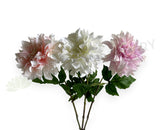 F0387 Artificial Dahlia Single Stem 64cm Light Pink / White / Light Purple | ARTISTIC GREENERY