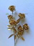 F0389-S90 Gold Rose Spray 86cm | ARTISTIC GREENERY