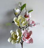 F0309S Silk Magnolia Spray (Small) 81cm Pink / White | ARTISTIC GREENERY