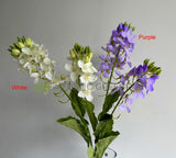 F0431 Artificial Freesia Spray 82cm Purple / White | ARTISTIC GREENERY