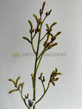 F0433 Artificial Kangaroo Paw Spray 76cm Yellow | ARTISTIC GREENERY