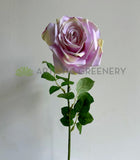 F0443 Silk Large Garden Rose 83cm Light Purple | ARTISTIC GREENERY