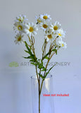 F0451 Silk White Daisy Spray 62cm  | ARTISTIC GREENERY