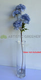 F0463 Artificial Rustic Blue Peony 74cm | ARTISTIC GREENERY 