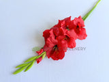 F0468 Artificial Gladiolus Spray 93cm Red | ARTISTIC GREENERY