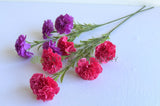 F0469 Carnation Spray 90cm Pink / Purple