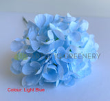 F0472 Hydrangea Single Stem 67cm (17cm Dia) Avail in 6 Colours | ARTISTIC GREENERY PERTH FAUX FLOWERS SUPPLIER