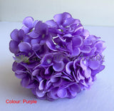 F0472 Hydrangea Single Stem 67cm (17cm Dia) Avail in 6 Colours | ARTISTIC GREENERY PERTH FAUX FLOWERS SUPPLIER