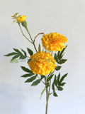 F0473 Artificial Marigold Spray 73cm Yellow| ARTISTIC GREENERY 