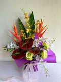 FA1129 - Birthday Flower Arrangement 60cm Height - Mitzi | ARTISTIC GREENERY