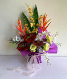 FA1129 - Birthday Flower Arrangement 60cm Height - Mitzi | ARTISTIC GREENERY