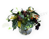 FA1136-CT - Mixed Style Floral Arrangement 30cm Tall (Ref: Brightwater) | ARTISTIC GREENERY