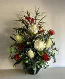 FA1138 - Australian Native Flower Arrangement 70cm tall (Church) | ARTISTIC GREENERY