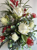 FA1138 - Australian Native Flower Arrangement 70cm tall (Church) | ARTISTIC GREENERY