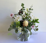 FA1142 - Mixed Style Floral Arrangement 40cm Tall (Ref: Joanne) | ARTISTIC GREENERY