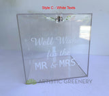 For Hire - Wishing Well Clear Acrylic Box 30cm (Code: HI0016)