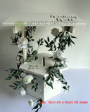 For Hire - Wooden Wishing Well with Flower Garland (Code: HI0073) | ARTISTIC GREENERY