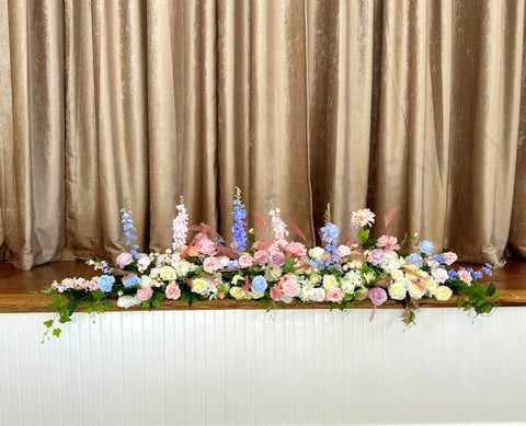 For Hire - Pastel Stage Floral 200cm long Code: HI0071 Melissa | ARTISTIC GREENERY