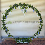 For Hire - Circular Arbor with Pre-decorated Wisteria & Garlands (Code: HI0074) SPECIAL HIRE RATE | ARTISTIC GREENERY