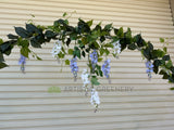 For Hire - Circular Arbor with Pre-decorated Wisteria & Garlands (Code: HI0074) SPECIAL HIRE RATE | ARTISTIC GREENERY