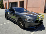 Perth Wedding Car Flower Decorations Sunflowers and Roses - WCD006 (Yellow & White) | ARTISTIC GREENERY