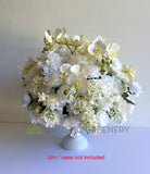 FA1133 - Artificial White Orchids Roses Flower Arrangement in Urn (60cm Height) | ARTISTIC GREENERY