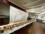 Bridal table flowers - Wedding Package - Reception (Eh & Sentder) @ Macedonian Cultural Centre Balcatta | ARTISTIC GREENERY