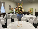 Rustic flower centrepiece - Wedding Package - Reception (Eh & Sentder) @ Macedonian Cultural Centre Balcatta | ARTISTIC GREENERY