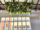 Wedding Package - Ceremony - Hanging Flower Ceiling / Suspended Flowers Wedding (Aidan @ The Flour Factory) | ARTISTIC GREENERY