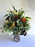 FA1136-KB - Mixed Style Floral Arrangement 60cm Tall ideal for Kitchen Bench (Ref: Brightwater)