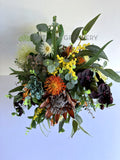 FA1136-KB - Mixed Style Floral Arrangement 60cm Tall ideal for Kitchen Bench (Ref: Brightwater) | ARTISTIC GREENERY